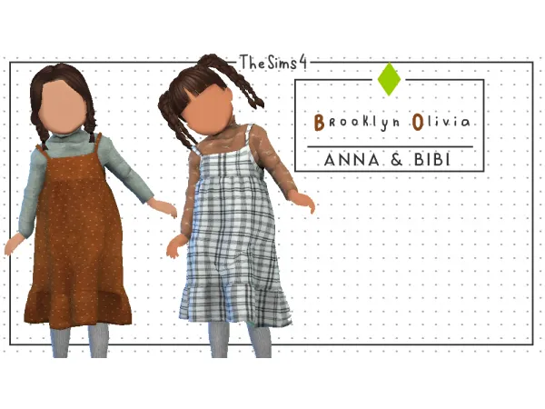 Alpha Brooklyn Olivia by Anna Bibi - The Sims 4 Custom Content