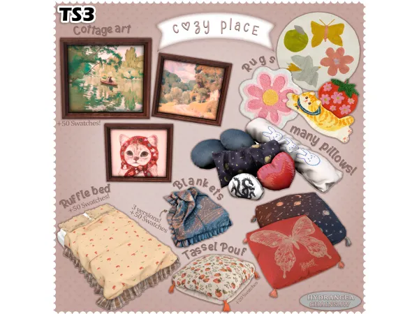 Sims 3 Cozy Set - The Sims 3 Custom Content