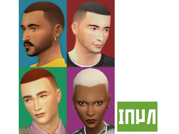 Maxis Match BUZZCUT SEASON (PT I) by imamiii - The Sims 4 Custom Content