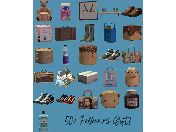 JinxxSims 50 FollowersGift - The Sims 2 Custom Content