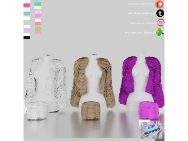 Alpha 3D Muhari Niki's Collection - The Sims 4 Custom Content