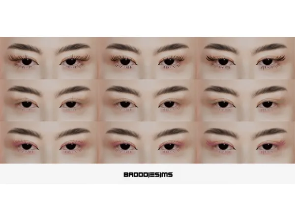 Alpha 3D LASHES L6 SUPERPACK by simsfinds - The Sims 4 Custom Content