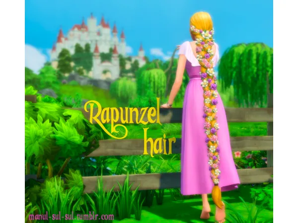 RAPUNZEL HAIR by manulsulsul
