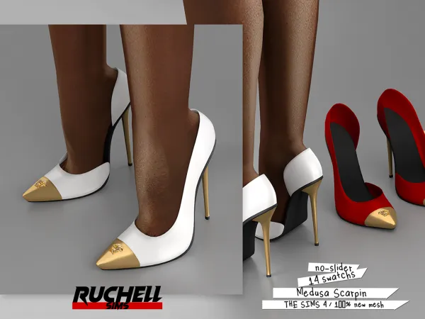 Alpha MEDUSA SCARPIN - The Sims 4 Custom Content