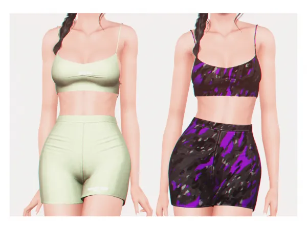 Fox Top Shorts by Plbsims - The Sims 3 Custom Content