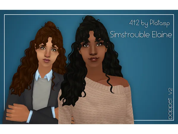 New batch of clay hair retextures - The Sims 2 Custom Content