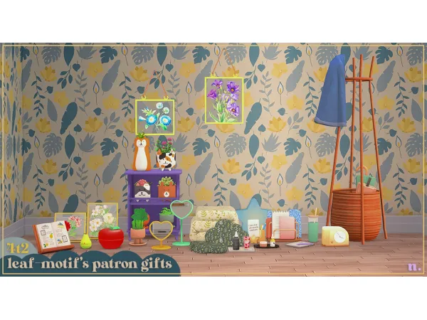 4t2 patron gifts motif by leaf - The Sims 2 Custom Content
