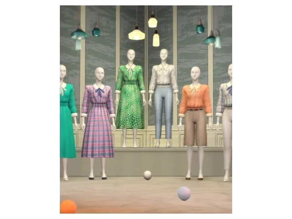 Maxis Match Princess OfVII (30 color) - The Sims 4 Custom Content