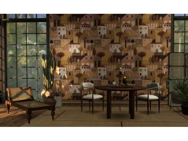 Alpha Nomad Wallpapers Part 2 - The Sims 4 Custom Content