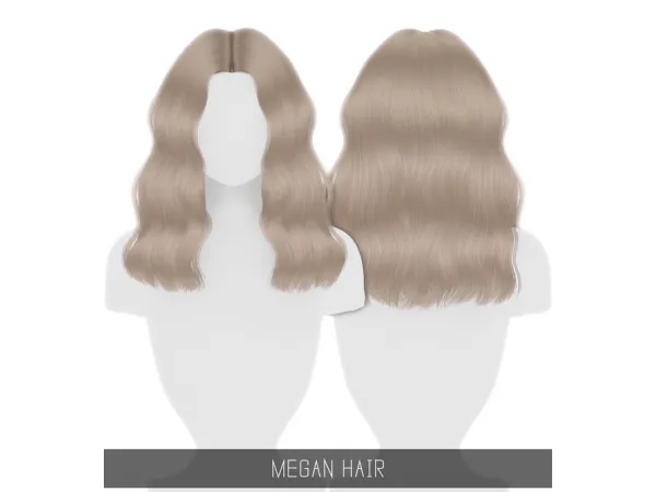 Alpha MEGAN HAIR TODDLER CHILD by simpliciaty - The Sims 4 Custom Content