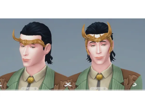 Maxis Match President Loki and Sylvie Horns by zwierze - The Sims 4 Custom Content