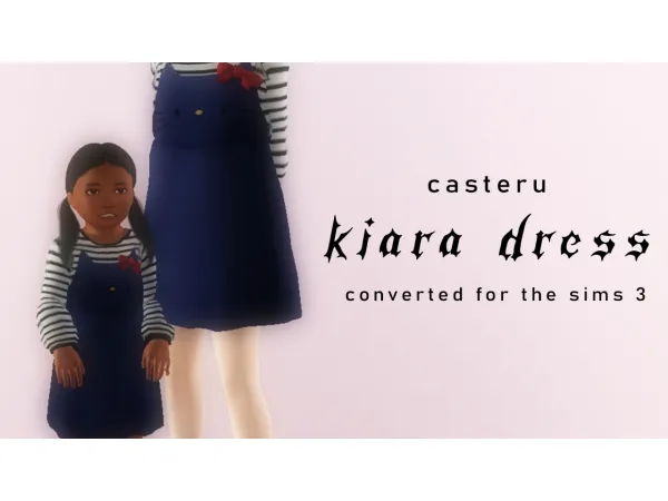Casteru Kiara Dress - The Sims 3 Custom Content