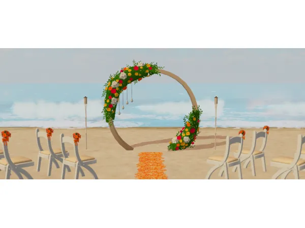Sims 4 Wedding Stories Like From A Storybook Really Wedding Arch - The Sims 2 Custom Content