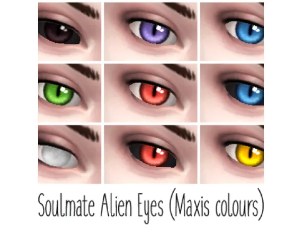 Maxis Match Soulmate Eyes Vampires elsa by simsfinds - The Sims 4 Custom Content