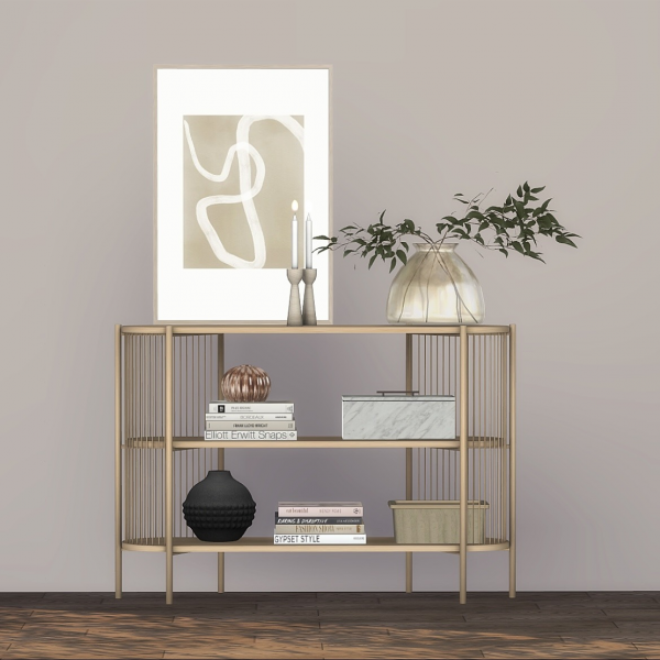 Alpha Egelev Sideboard by simsfinds - The Sims 4 Custom Content