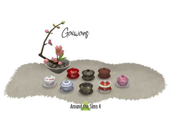 Maxis Match Around For tea lovers - The Sims 4 Custom Content