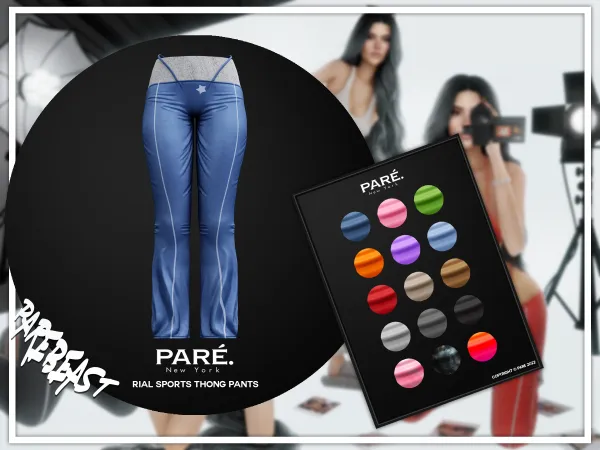 Alpha PARE Rial Sports Thong Pants - The Sims 4 Custom Content