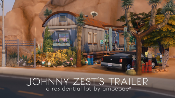 Maxis Match JOHNNY ZESTS TRAILER by simsfinds - The Sims 4 Custom Content