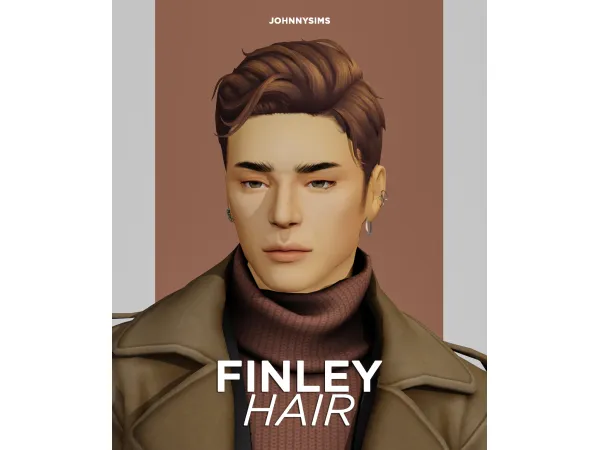 Maxis Match Finley Hair by JohnnySims - The Sims 4 Custom Content