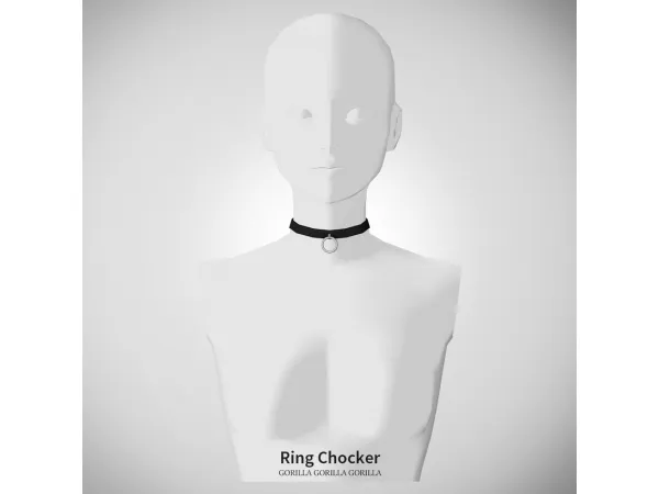 Alpha Ring Chocker by - The Sims 4 Custom Content