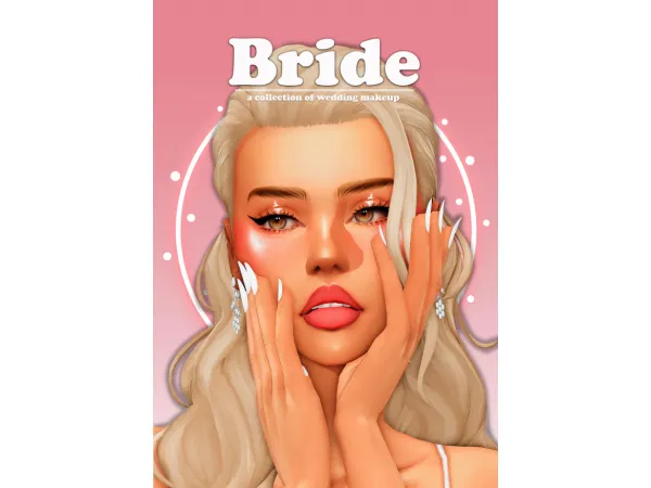 Maxis Match BRIDE a collection of wedding makeup by Lady Simmer - The Sims 4 Custom Content