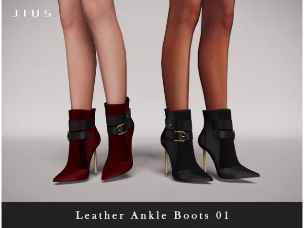 Alpha The Boots Collection Part II sims by Jius - The Sims 4 Custom Content