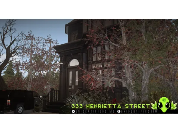 Alpha 333 Henrietta Street by unidentifiedsims - The Sims 4 Custom Content