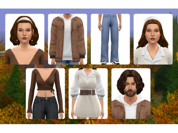 Maxis Match Sweater Weather Collaboration by oakiyo - The Sims 4 Custom Content