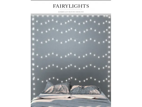Alpha [KHD] Fairylights Set - The Sims 4 Custom Content