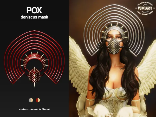 Alpha POX Deniscus Mask - The Sims 4 Custom Content