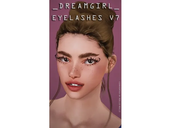 Dreamgirl 3D Lashes V7 4t3 - The Sims 3 Custom Content