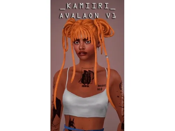 Kamiiri Avalon Hair V1 4t3 - The Sims 3 Custom Content