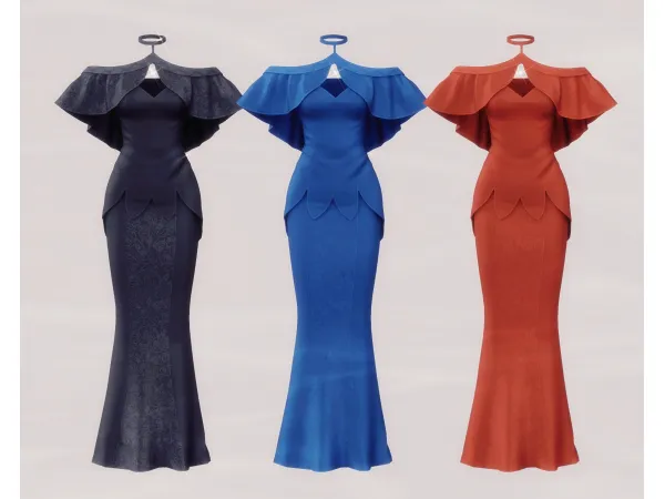 Alpha Discipline dress by Arltos - The Sims 4 Custom Content