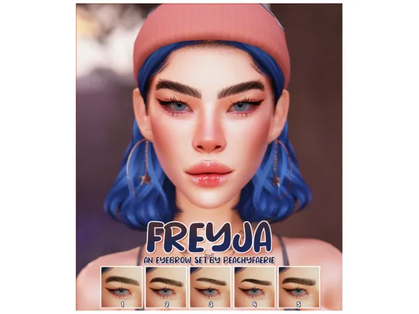 FREYJA ♡ an eyebrow set by peachyfaerie by peachyfaerie