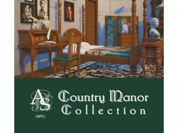 Maxis Match COUNTRY MANOR COLLECTION Part I by AnachroSims 11252022 update - The Sims 4 Custom Content