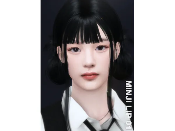 Alpha [VX] MINJI LIP 01 - The Sims 4 Custom Content