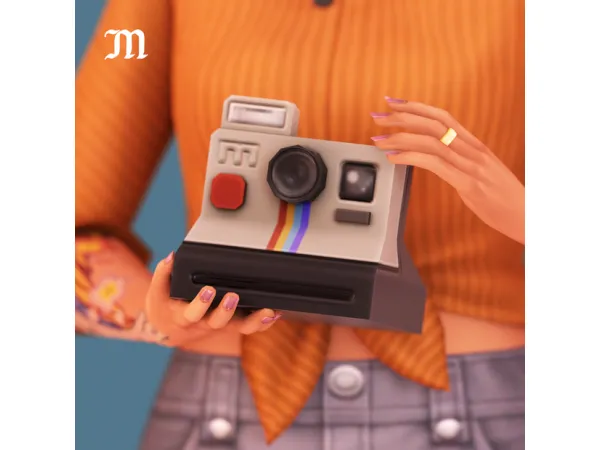 Maxis Match Simmify Instant Camera by myshunosun - The Sims 4 Custom Content