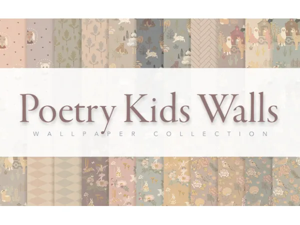Poetry Kids Walls by SimPlistic
