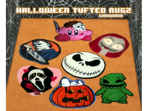 Maxis Match Halloween Tufted Rugz - The Sims 4 Custom Content