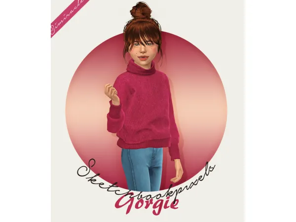 Mix Sketchbookpixels Gorgie Kids Version 3T4 - The Sims 4 Custom Content
