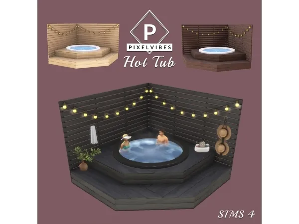 Alpha Hot Tub - The Sims 4 Custom Content
