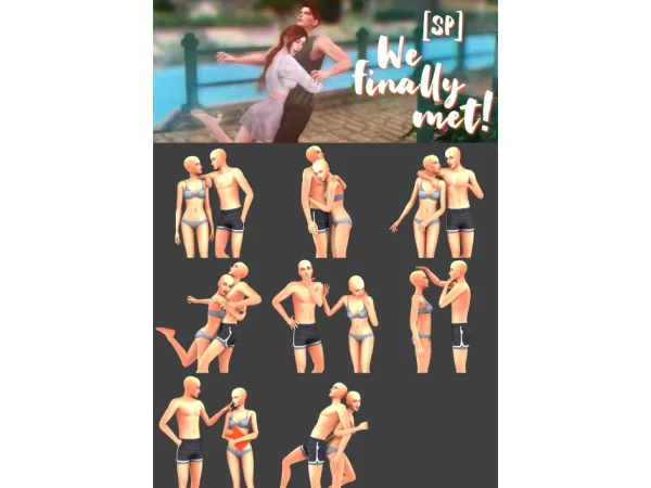 Mix [SP]We Finally Met by sciophobis - The Sims 4 Custom Content