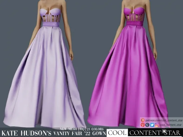 Alpha Kate Hudson'S Dress cool_content_star - The Sims 4 Custom Content