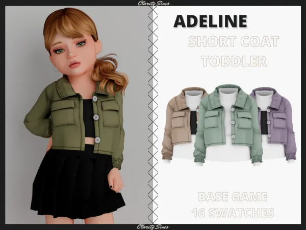 Adeline - Short Coat Toddler