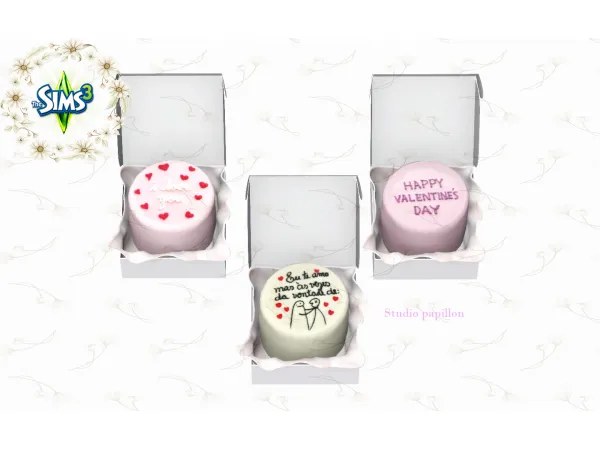 Bentô Cake Decor p1 - The Sims 3 Custom Content