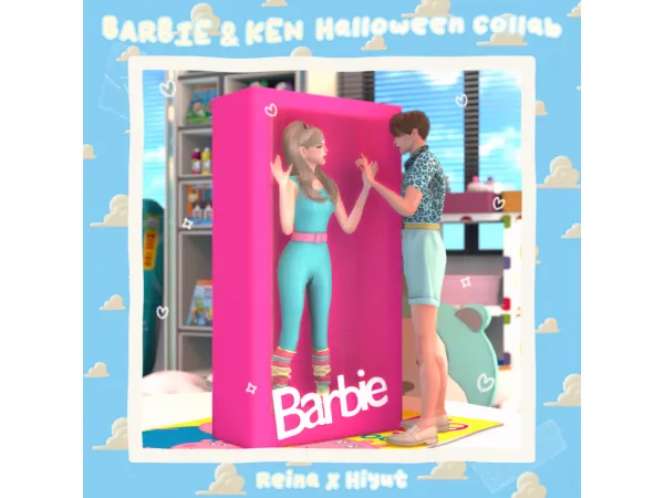 Alpha REINA X HIYUT BARBIEKEN HALLOWEEN COLLAB - The Sims 4 Custom Content