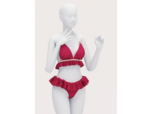 Alpha Swimming set by Arltos - The Sims 4 Custom Content