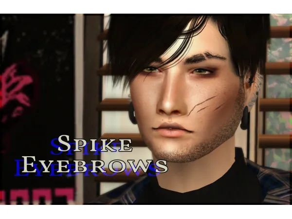 Spike Eyebrows - The Sims 2 Custom Content