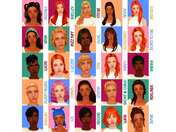 HairHaul_September2022 - The Sims 2 Custom Content