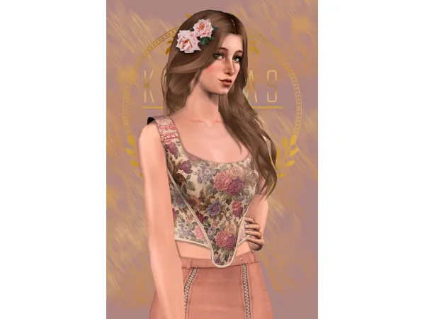 urimas 4t2 Marie Corset Top_Simpliciaty - The Sims 2 Custom Content